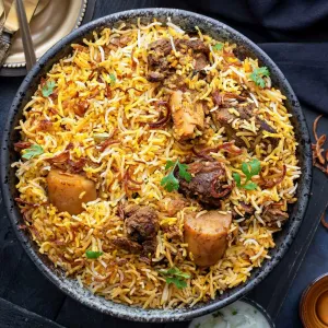 Mutton Biriyani.