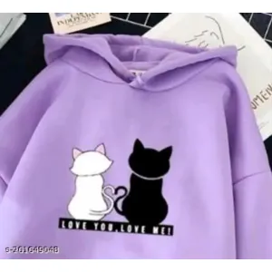 Hoodies Dabble Cat For Women