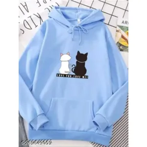 Hoodies Dabble Cat For Women