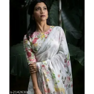 KONKANA SEN LINEN SAREE