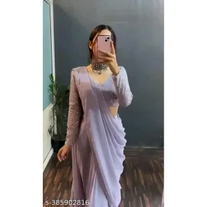 Georgette fancy saree