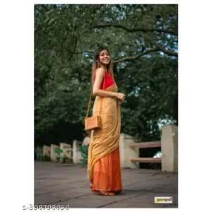 100%  khadi cotton saree 