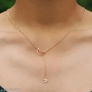 Moon star necklace 