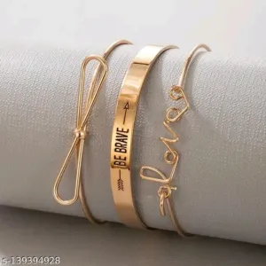 Rise gold plated splendid bracelets for women