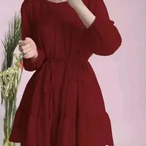 Trendy new georgette full sleeves dress 