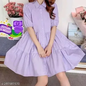 Button shirt dress