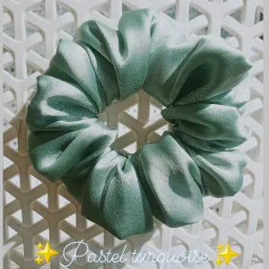 Turquoise Scrunchie