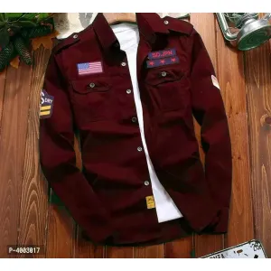 Fashi Cargo Full Sleeves Shirt For Men (Only Shirt)