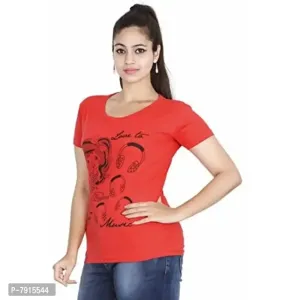 FLEXIMAA Women's Regular Fit T Shirt