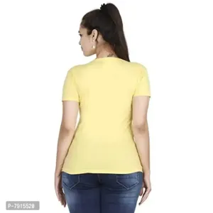 FLEXIMAA Women's Regular Fit T Shirt