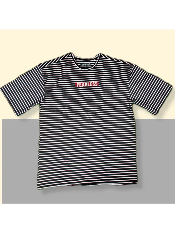 Oversized black and white