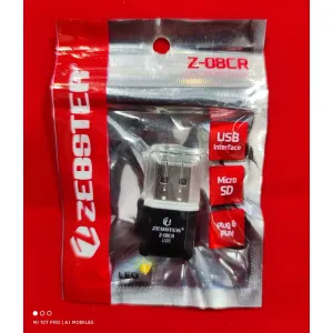 Zebster USB Card Reader With Warranty