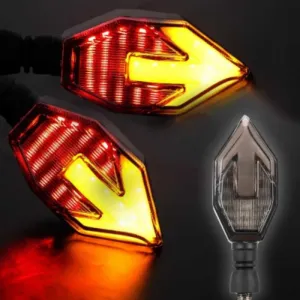 ALPHA BEAST Rear, Front LED Indicator Light for Universal For Bike Universal For Bike