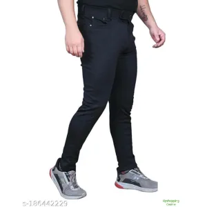 Trendy Stretchable Men Track Pants Pack Of 2