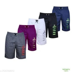Fashionate World  Pack of 5 Printed Men's shorts