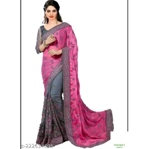 Masti embroidery designer saree