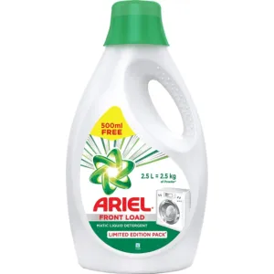 Ariel Front Load Liquid Detargent 2l+500ml free