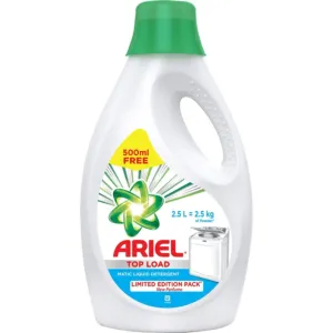 Ariel Top Load Liquid Detargent 2l+500ml free