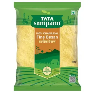 Tata Sampann 100% Chana Dal Fine Besan - Gram Flour 500g