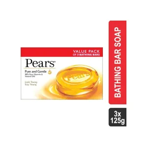 Pears Pure & Gentle Soap Pack of 3 (3x125g)