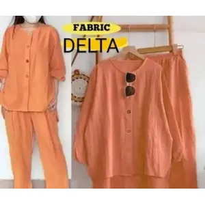 Crease co ord suit