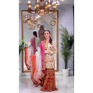 Heavy Georgette sharara set