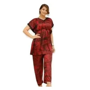 Satin kaftan night dress 