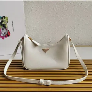 Prada Re-Edition 2000 White Celebrity Bag