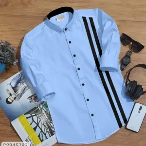 Stripes regular fit casual shirt