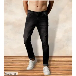 Denim solid men's jeans