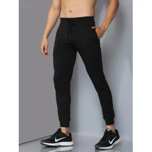 Solid men black track