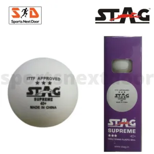 STAG SUPREME 3 STAR TABLE TENNIS BALL