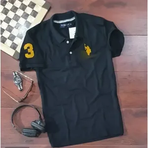 Mens Polycotton Polo Collar T-Shirt