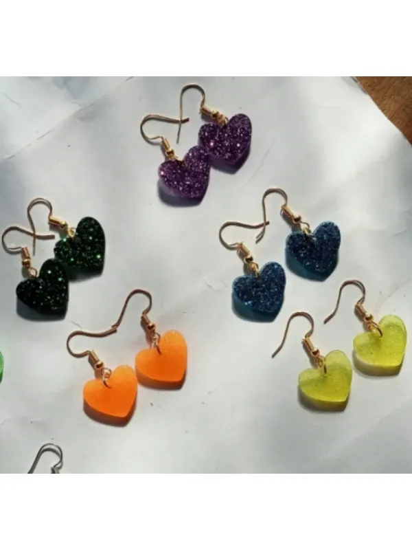 Resin earrings