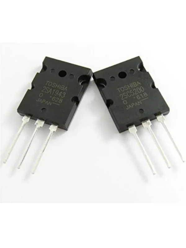 2SC5200 and 2SA1943 To-264 Toshiba orignal power transistor 1 pair