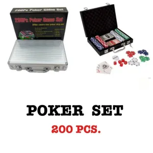 200 PCS POKER SET