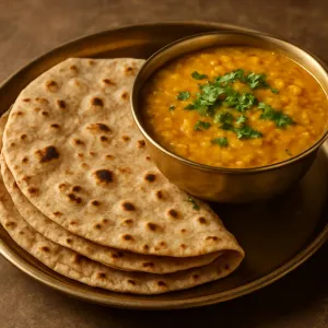 Chapati Dal fry 
