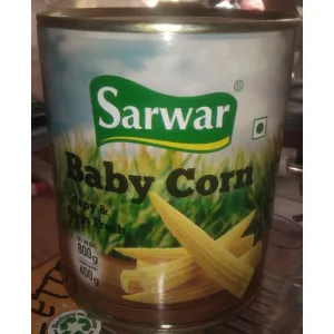 Sarwar Baby Corn 800gm Tin