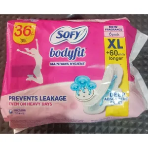 SOFY Sanitary Pads XL  MRP36 Pack of 6
