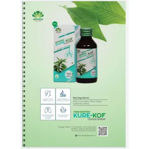 Pankajakasturi KURE-KOF Cough syrup 100ml
