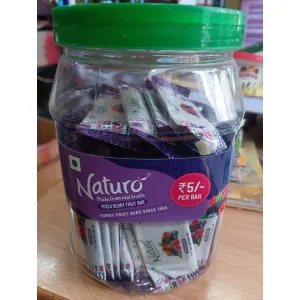 Naturo Berry Mix Fruit Bars  MRP ₹5 Jar 60pcs  