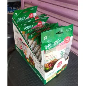 Naturo Mixed Fruit Bars Pack of 6 MRP ₹30 Box 12 pcs
