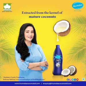 Tirumalaa Coconut Oil 100ml MRP ₹40 Bottle 