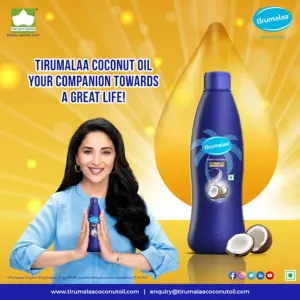 Tirumalaa Coconut Oil 50ml MRP ₹20 Bottle 