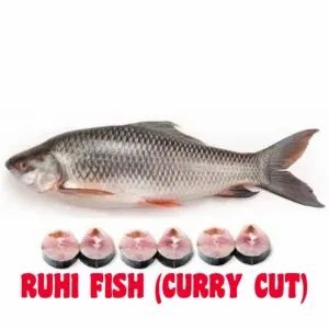 FRESH WATER ROHU FISH CURRY CUT (HEAD & TAIL)/মিষ্টি জলের রুই মাছ (মাথা ও লেজ সহ) [WBCADC]
