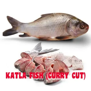 FRESH WATER KATLA FISH CURRY CUT(HEAD & TAIL)/মিষ্টি জলের কাতলা মাছ (মাথা ও লেজ সহ) 500gm