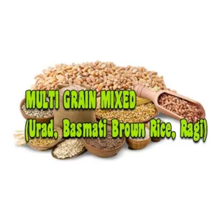 ORGANIC MULTI GRAIN MIXED (URAD DAAL, BROWN BASMATI RICE, RAAGI)/ বহু শষ্য মিশ্রণ 400gm 