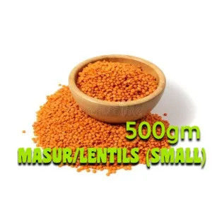 ORGANIC MASUR DAAL (Small)/ ছোট দানার মসুর ডাল 500gm [TONA]