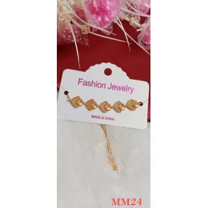 Rose gold pull and push bracelet