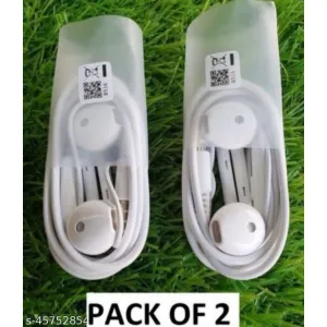 Samsung Wired Earphone & Headphone/Bass Bosted (Pack Of 2)😉